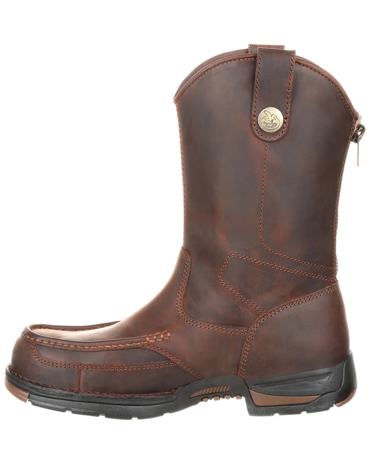 Georgia Boot Men's Athens Western Work Boots - Moc Toe 9 Georgia Boot Men's Athens Western Work Boots - Moc Toe - Image 7