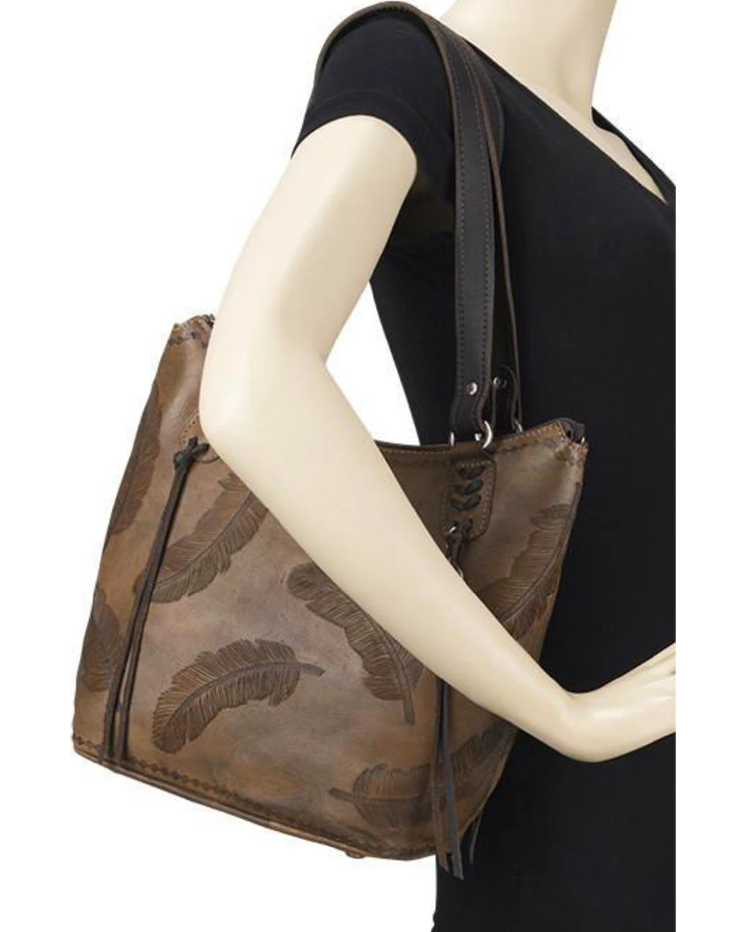 American West Women's Sacred Bird Bucket Tote 3 American West Women's Sacred Bird Bucket Tote