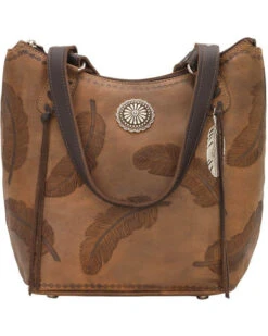 American West Women's Sacred Bird Bucket Tote 8 American West Women's Sacred Bird Bucket Tote -Western Cowboy Equipment Store 2000232735 230 P1