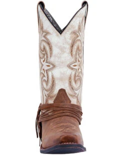 Laredo Women's Myra Ankle Fringe Western Boots - Square Toe