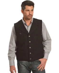 Wyoming Traders Men's Banker's Wool Vest 9 Wyoming Traders Men's Banker's Wool Vest -Western Cowboy Equipment Store 2000235544 001 P1