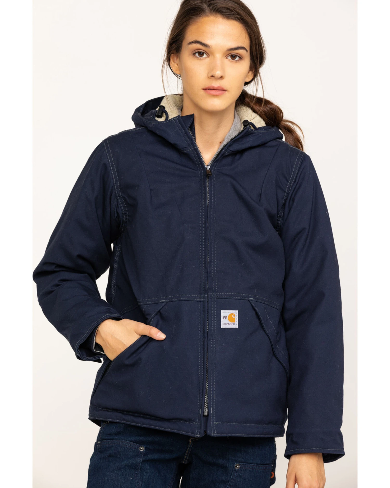 Carhartt Women's FR Full Swing Quick Duck Sherpa-Lined FR Jacket 5 Carhartt Women's FR Full Swing Quick Duck Sherpa-Lined FR Jacket - Image 3