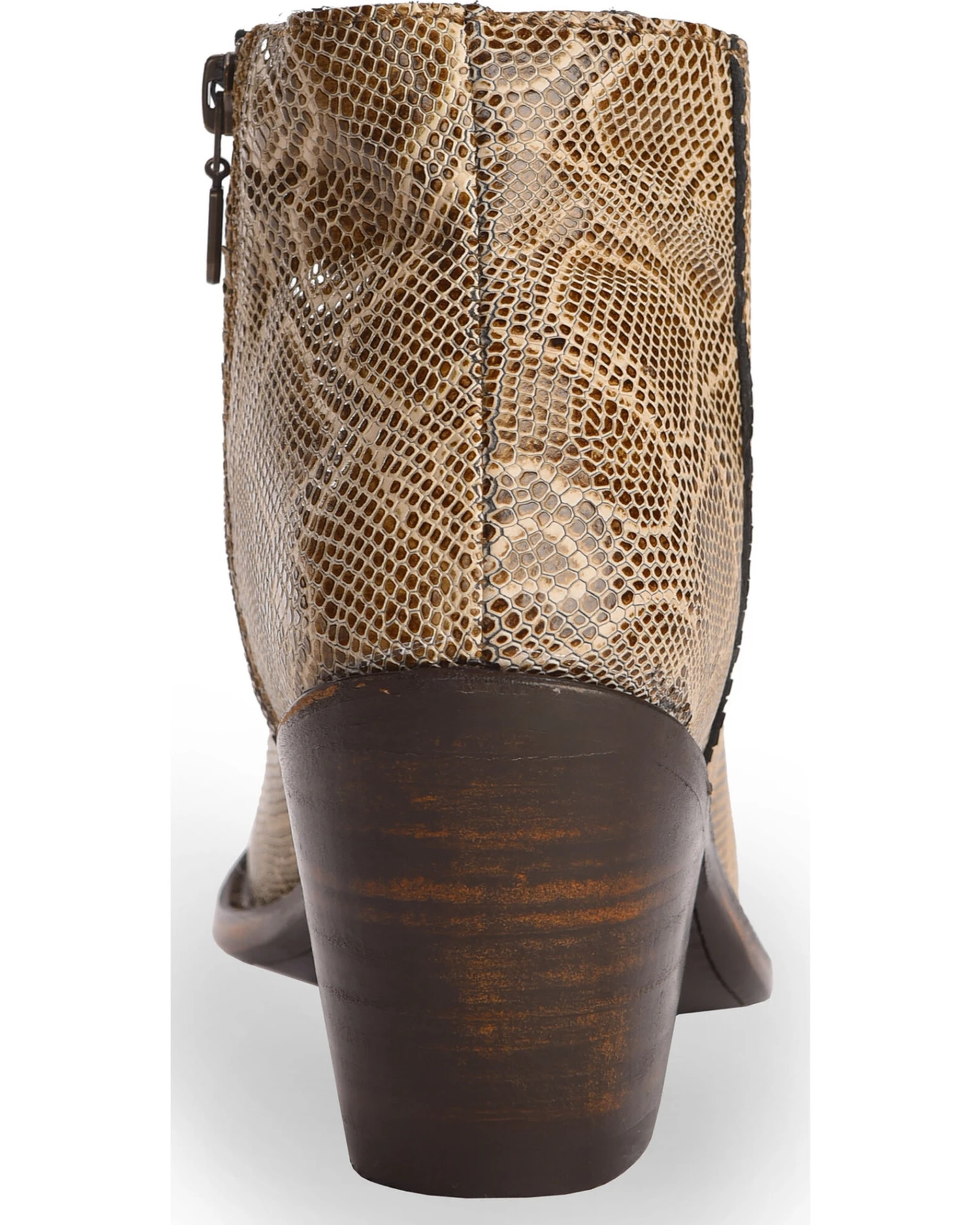 Liberty Black Women's Breton Snake Print Booties - Medium Toe 7 Liberty Black Women's Breton Snake Print Booties - Medium Toe - Image 5