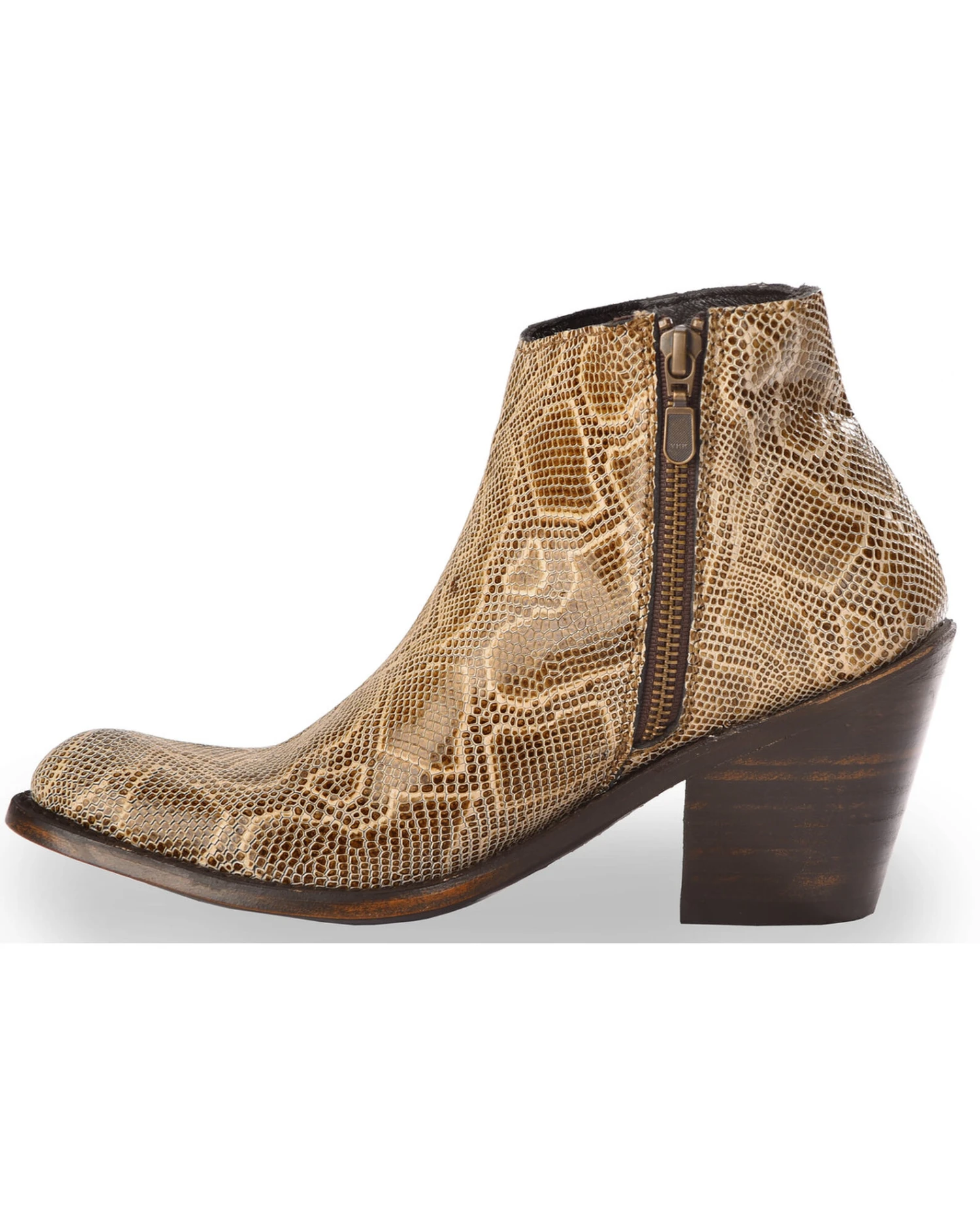 Liberty Black Women's Breton Snake Print Booties - Medium Toe 8 Liberty Black Women's Breton Snake Print Booties - Medium Toe - Image 6