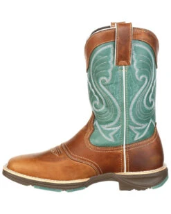 Durango Women's Saddle Western Boots - Broad Square Toe 12 Durango Women's Saddle Western Boots - Broad Square Toe -Western Cowboy Equipment Store 2000239900 200 P3