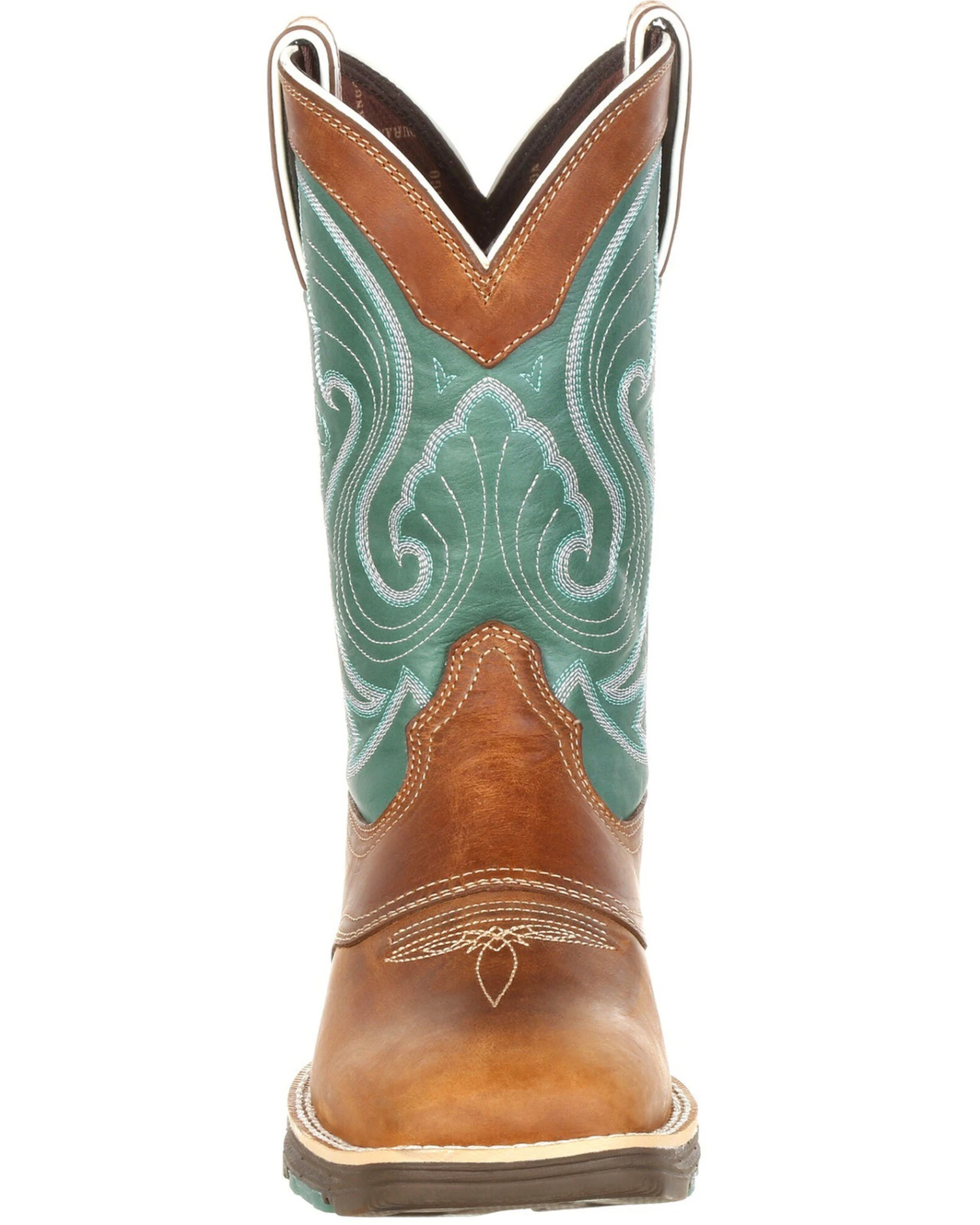 Durango Women's Saddle Western Boots - Broad Square Toe 5 Durango Women's Saddle Western Boots - Broad Square Toe - Image 3
