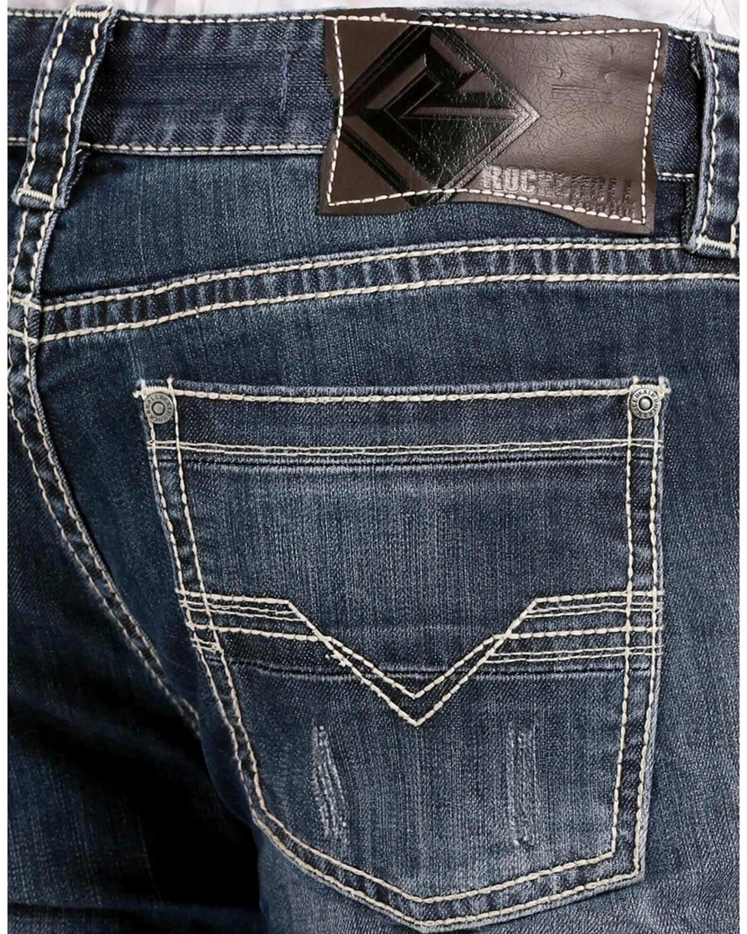 Rock & Roll Denim Men's Reflex Pistol Straight Leg Jeans 3 Rock & Roll Denim Men's Reflex Pistol Straight Leg Jeans