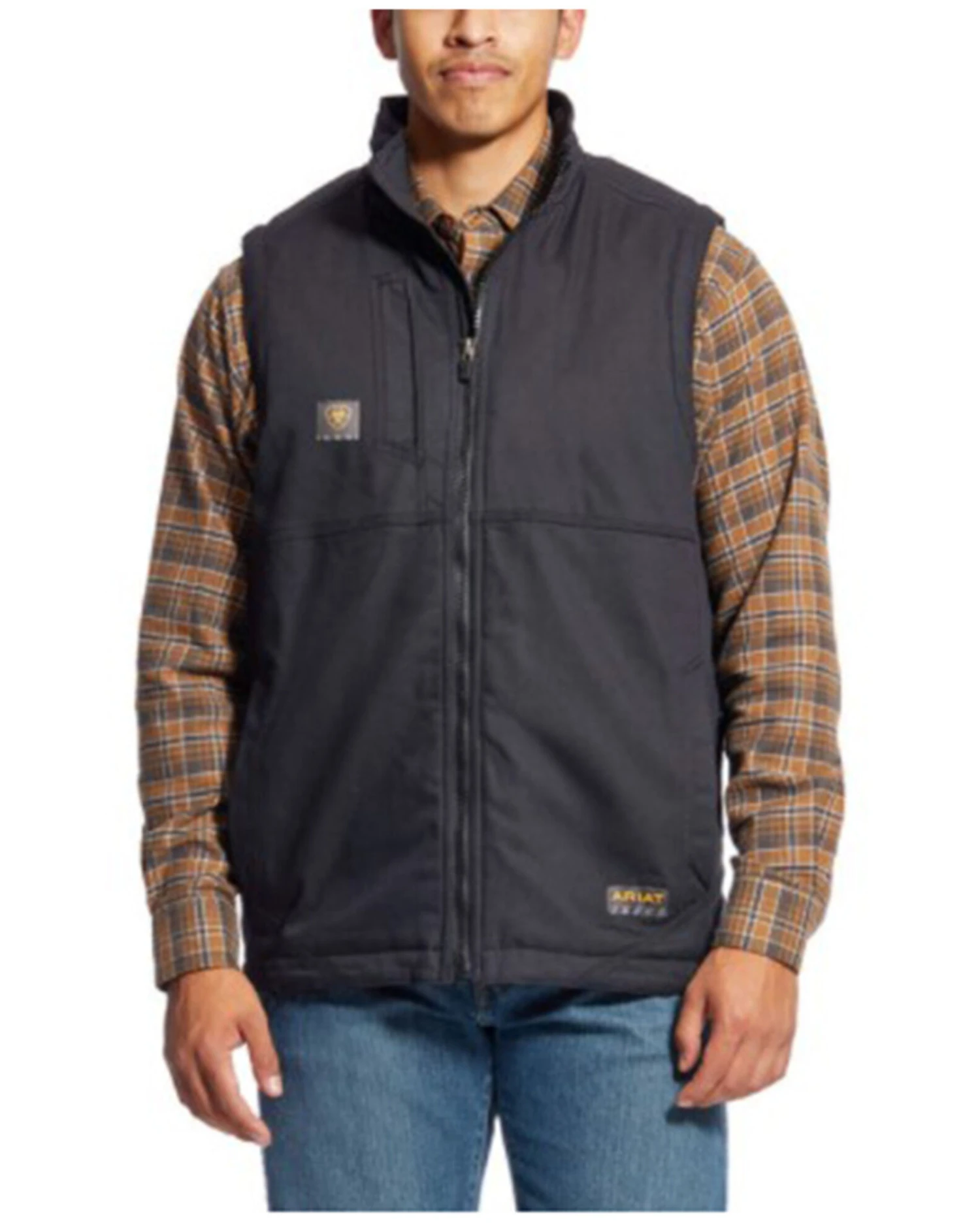 Ariat Men's Rebar DuraCanvas Solid Work Vest - Big & Tall 4 Ariat Men's Rebar DuraCanvas Solid Work Vest - Big & Tall - Image 2
