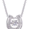 Montana Silversmiths Women's Dancing With Luck Horseshoe Necklace 2 Montana Silversmiths Women's Dancing With Luck Horseshoe Necklace -Western Cowboy Equipment Store 2000244469 040 P1