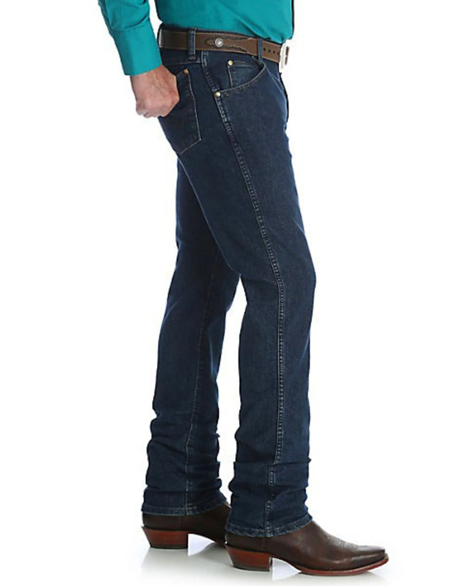 Wrangler Men's Premium Performance Cowboy Cut Vintage Stone Slim Jeans 3 Wrangler Men's Premium Performance Cowboy Cut Vintage Stone Slim Jeans