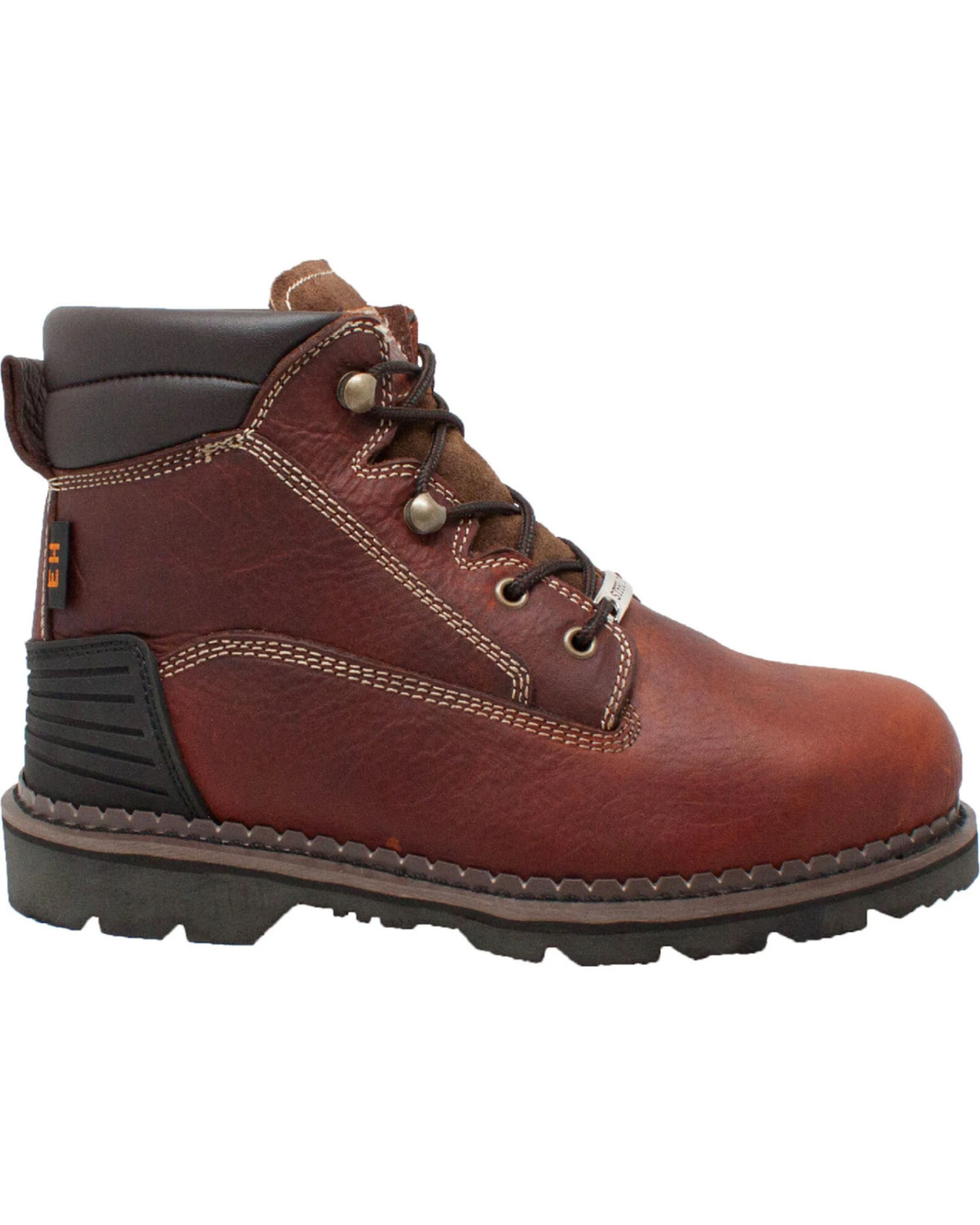 Ad Tec Men's 6" Tumbled Leather EH Work Boots - Steel Toe 6 Ad Tec Men's 6" Tumbled Leather EH Work Boots - Steel Toe - Image 4