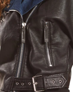 Tractr Women's Short Sleeve Leather Jacket 10 Tractr Women's Short Sleeve Leather Jacket -Western Cowboy Equipment Store 2000254528 001 D4