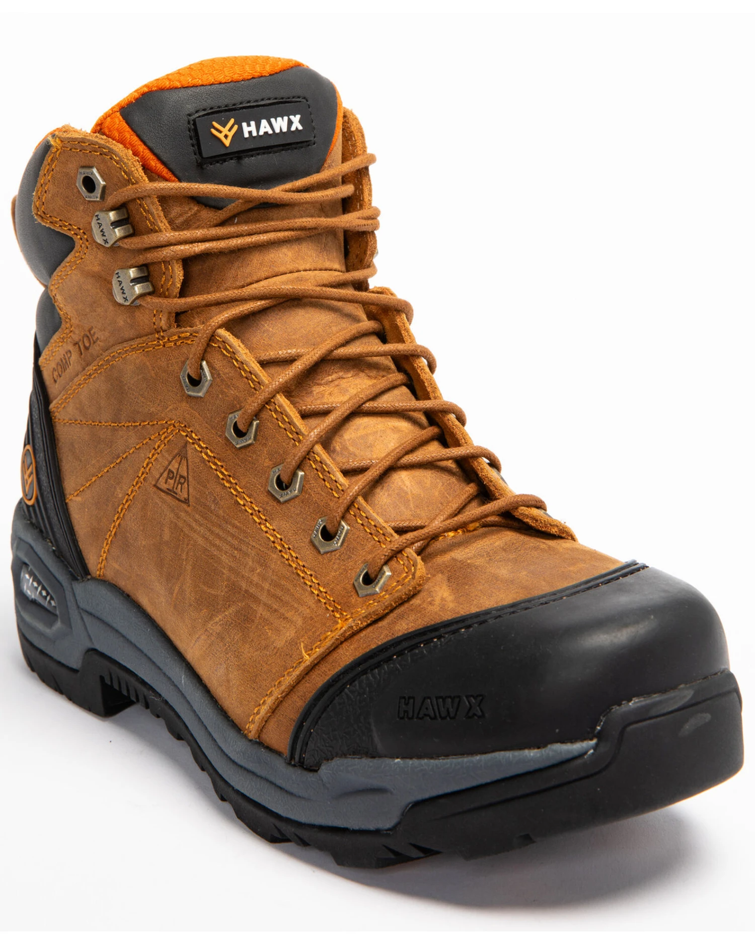Hawx Men's Lace To Toe Hiker Boots - Round Toe 4 Hawx Men's Lace To Toe Hiker Boots - Round Toe - Image 2