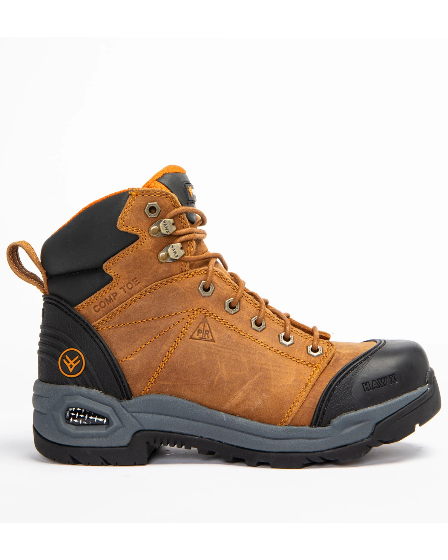 Hawx Men's Lace To Toe Hiker Boots - Round Toe 6 Hawx Men's Lace To Toe Hiker Boots - Round Toe - Image 4