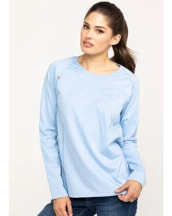 Ariat Women's FR Air Crew Long Sleeve Work Shirt 13 Ariat Women's FR Air Crew Long Sleeve Work Shirt -Western Cowboy Equipment Store 2000269245 400 P5