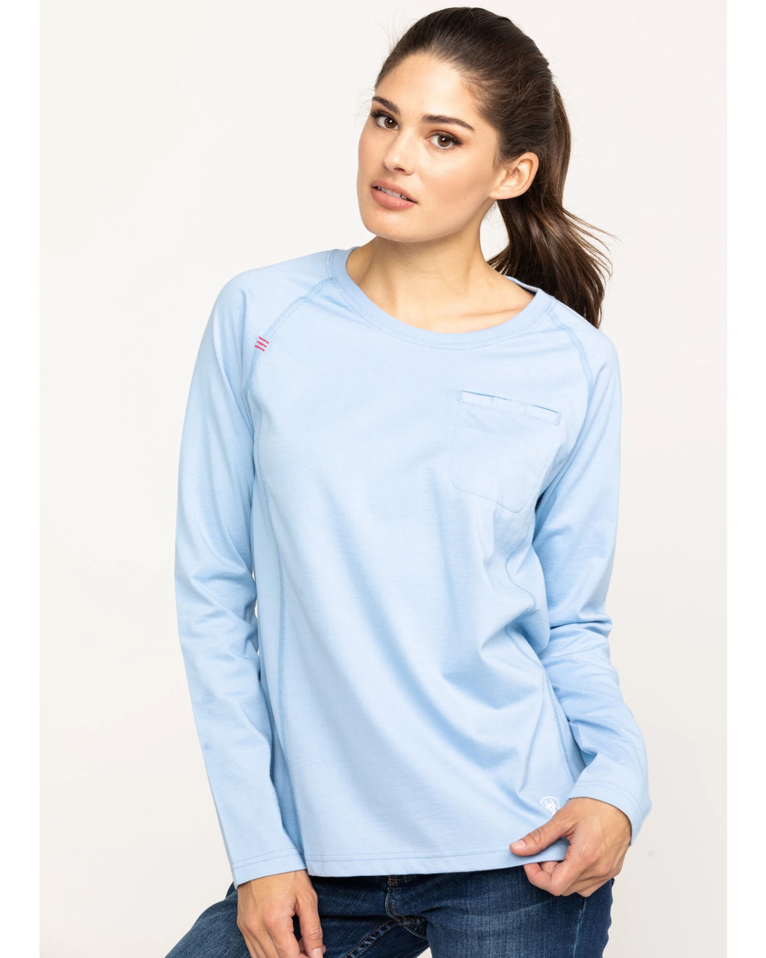 Ariat Women's FR Air Crew Long Sleeve Work Shirt 8 Ariat Women's FR Air Crew Long Sleeve Work Shirt - Image 6