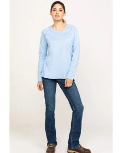 Ariat Women's FR Air Crew Long Sleeve Work Shirt 12 Ariat Women's FR Air Crew Long Sleeve Work Shirt -Western Cowboy Equipment Store 2000269245 400 P6