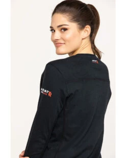 Ariat Women's FR AC Long Sleeve Work Top 13 Ariat Women's FR AC Long Sleeve Work Top -Western Cowboy Equipment Store 2000269247 001 P5