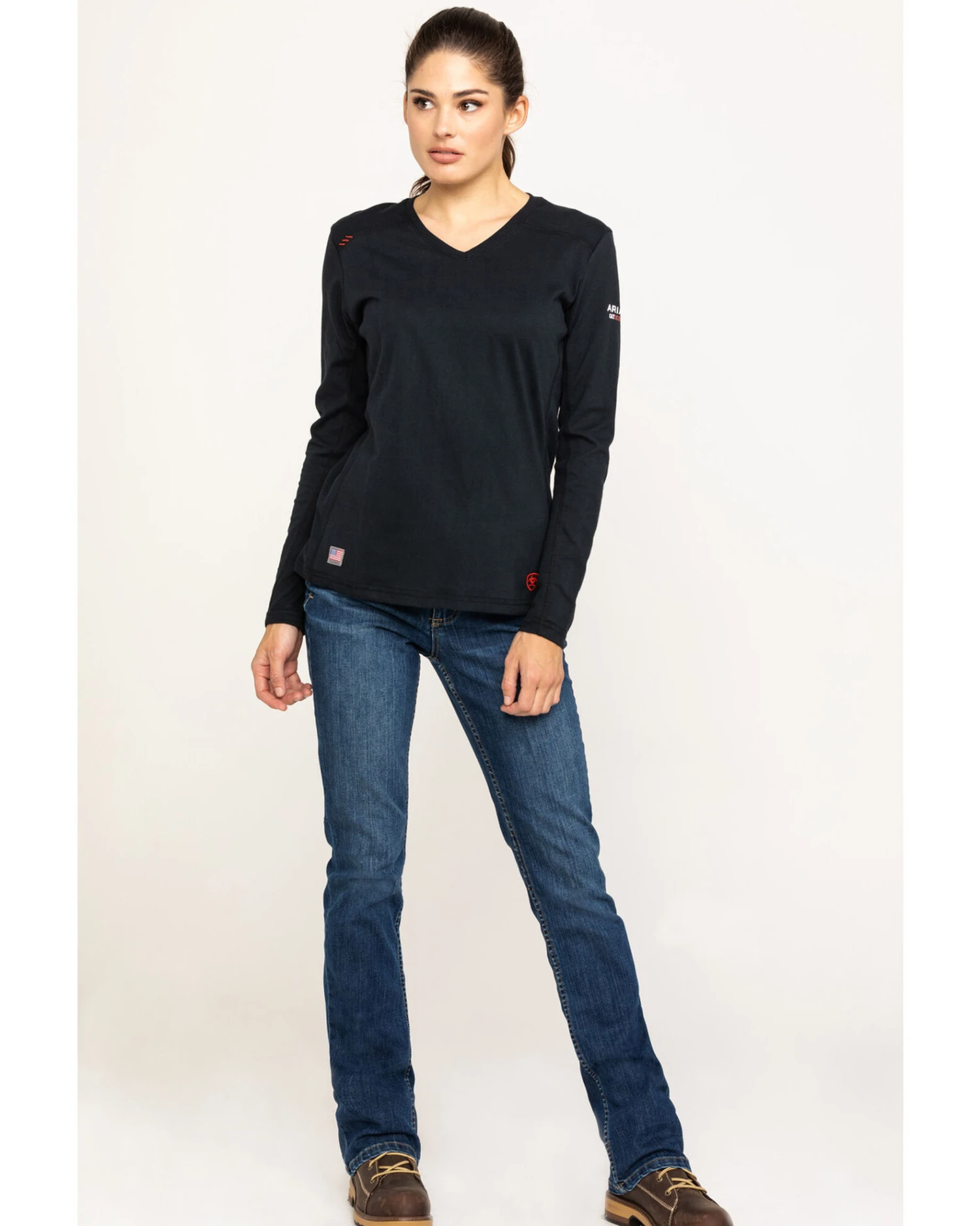 Ariat Women's FR AC Long Sleeve Work Top 7 Ariat Women's FR AC Long Sleeve Work Top - Image 5