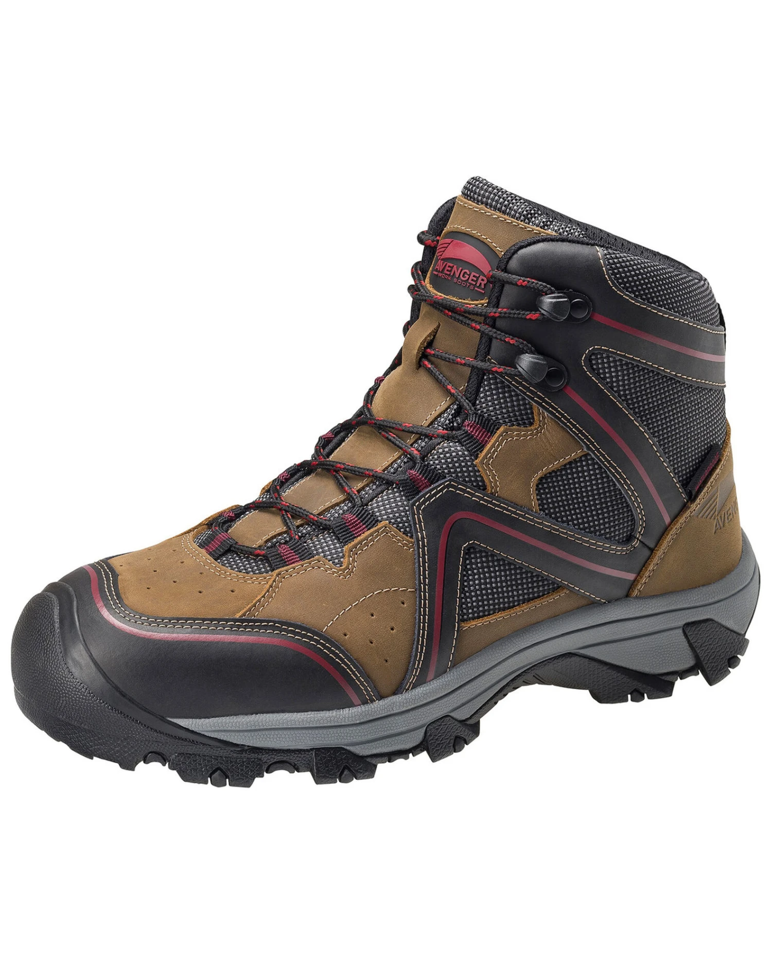 Avenger Men's Crosscut Waterproof Work Boots - Steel Toe 5 Avenger Men's Crosscut Waterproof Work Boots - Steel Toe - Image 3
