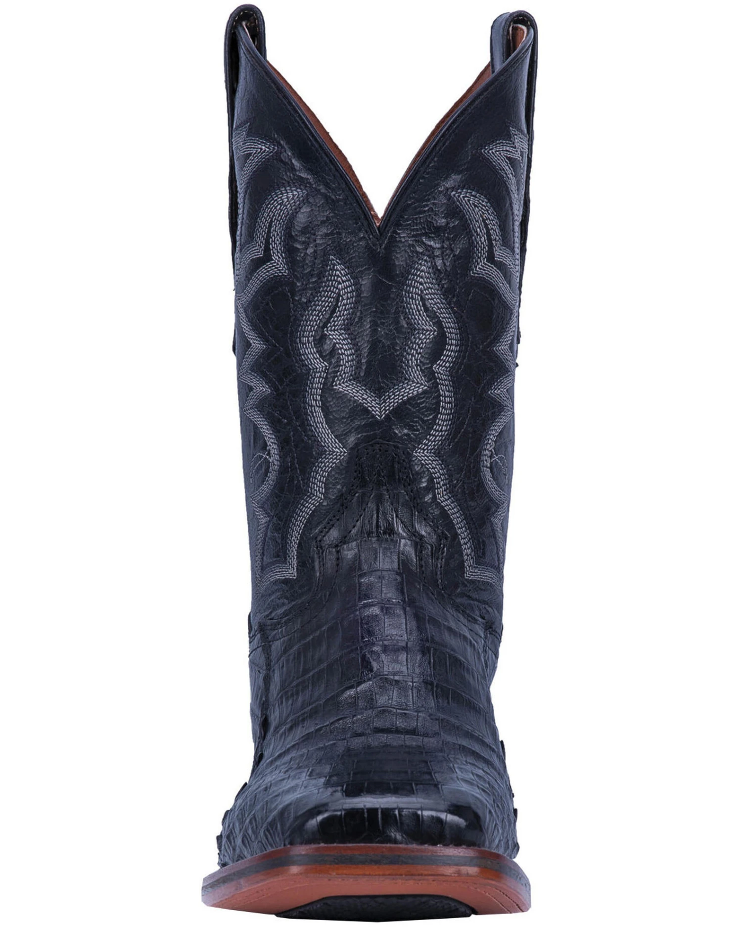 Dan Post Men's Kingsly Exotic Caiman Western Boots - Broad Square Toe 4 Dan Post Men's Kingsly Exotic Caiman Western Boots - Broad Square Toe - Image 2