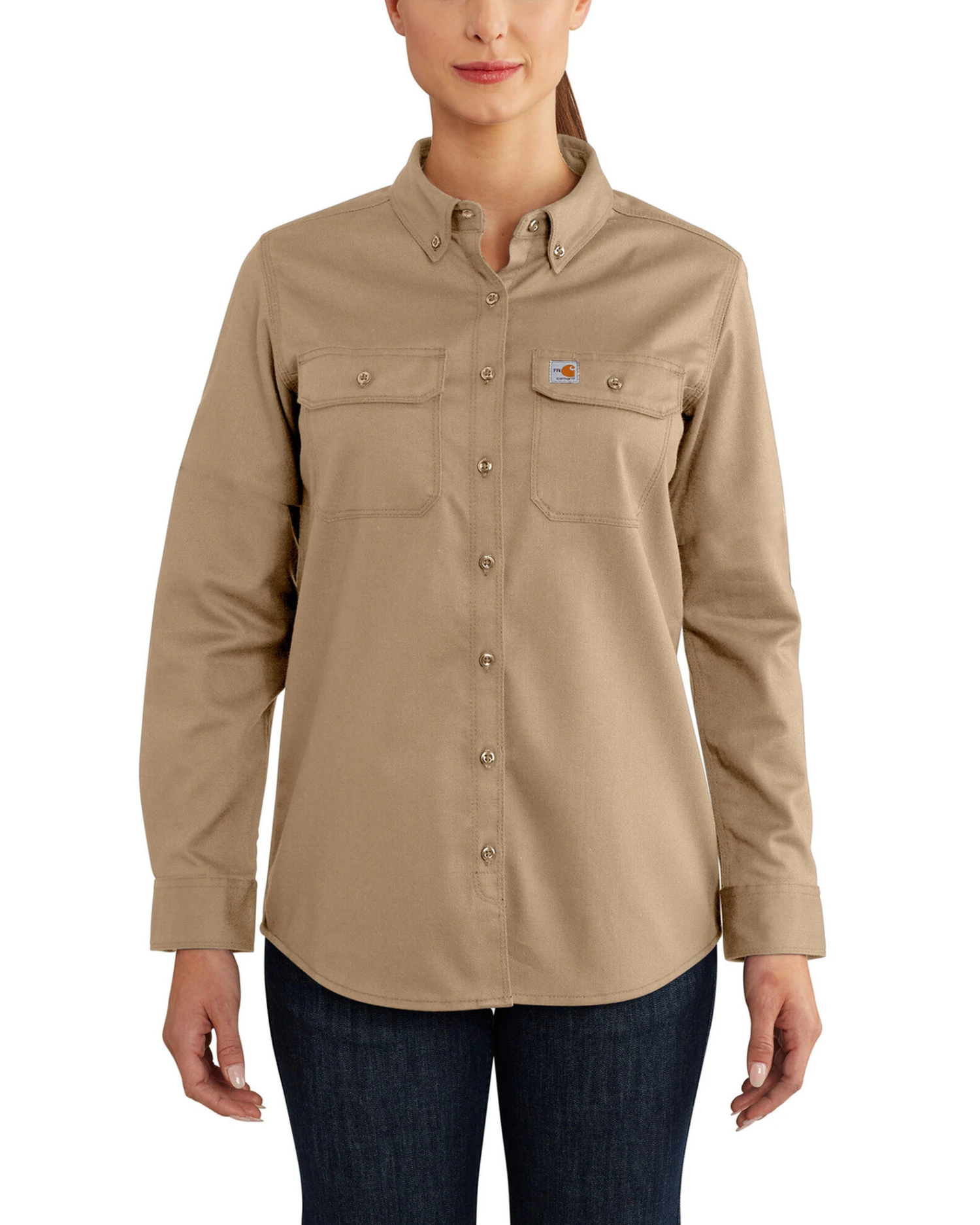 Carhartt Women's Rugged Flex Long Sleeve Shirt 4 Carhartt Women's Rugged Flex Long Sleeve Shirt - Image 2