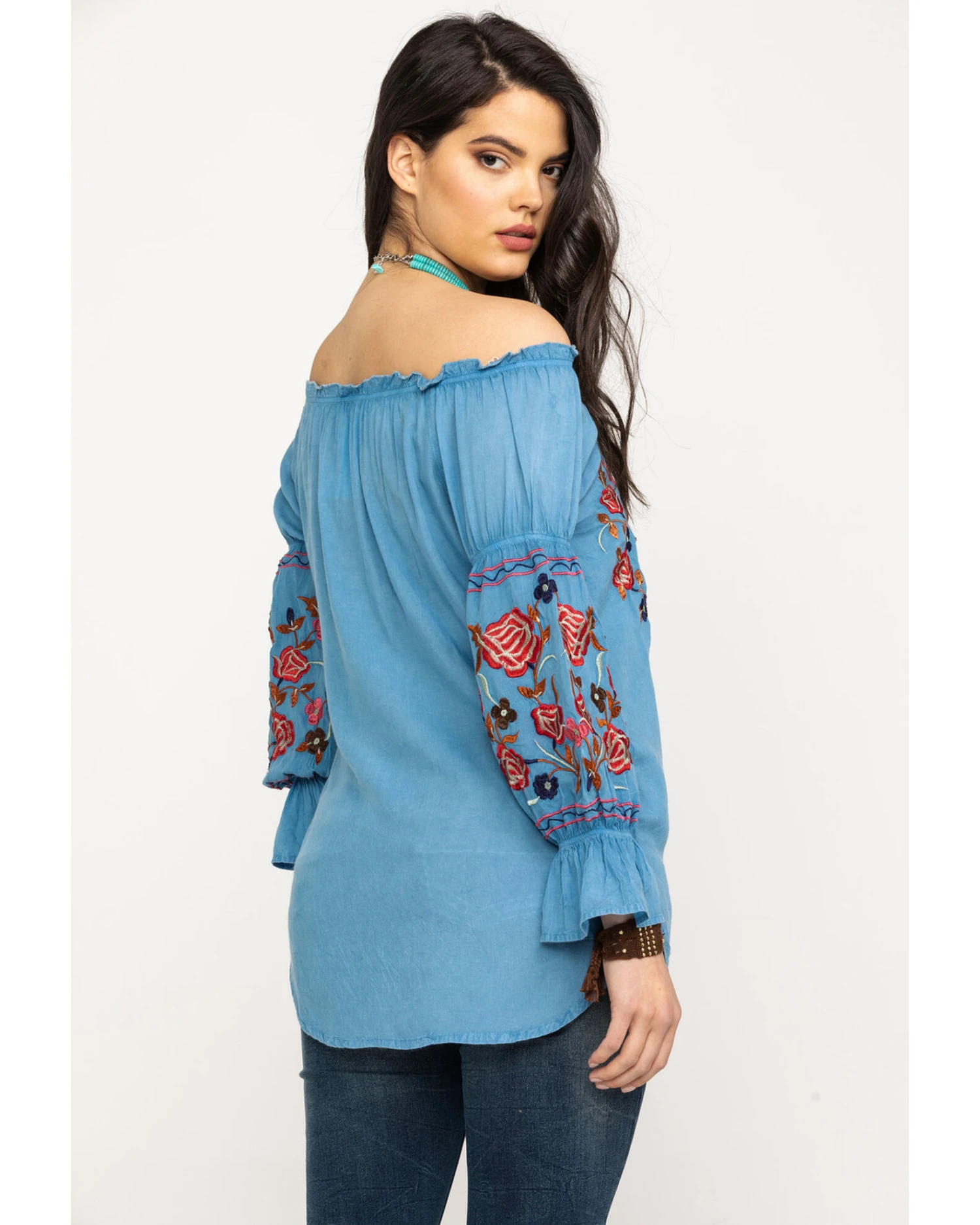 Honey Creek By Scully Women's Avalanche Peasant Blouse 4 Honey Creek By Scully Women's Avalanche Peasant Blouse - Image 2