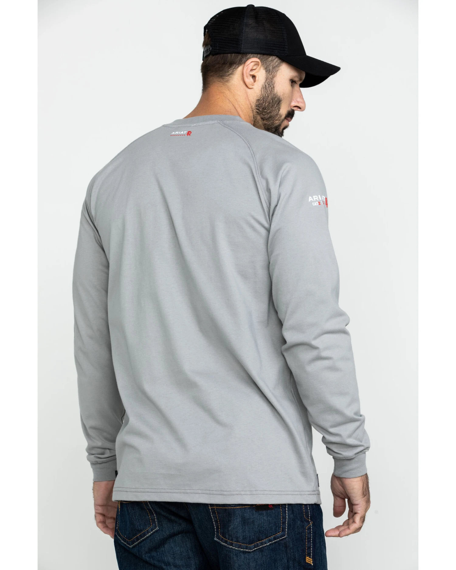 Ariat Men's FR Liberty Logo Long Sleeve Work Shirt - Big 6 Ariat Men's FR Liberty Logo Long Sleeve Work Shirt - Big - Image 4