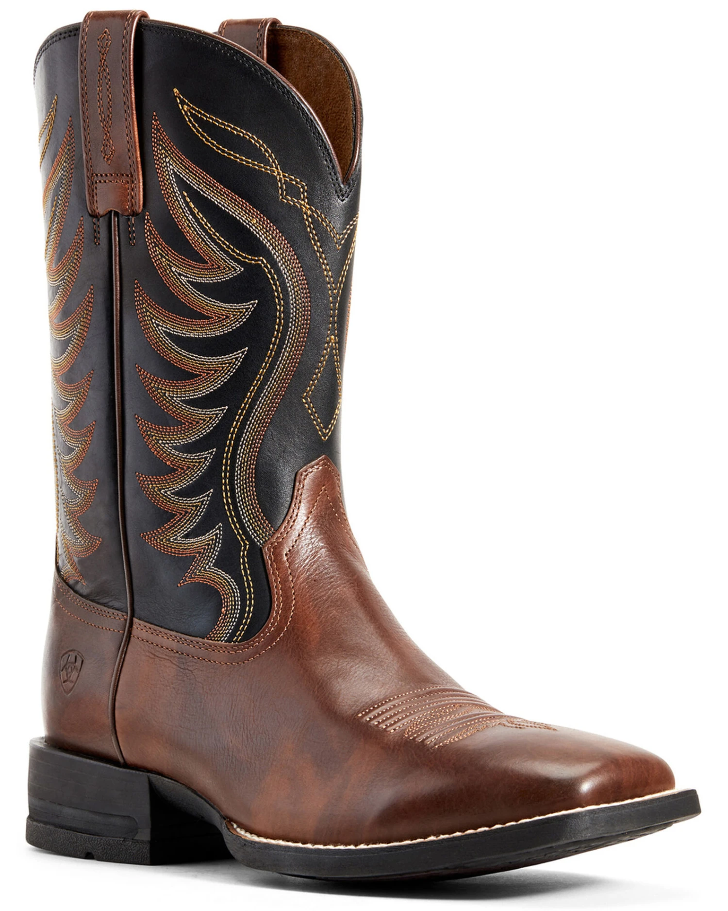 Ariat Men's Amos Hand Stained Western Boots - Square Toe 6 Ariat Men's Amos Hand Stained Western Boots - Square Toe - Image 4