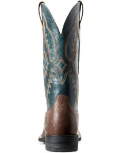 Ariat Men's Round Pen Saddle Western Performance Boots - Broad Square Toe 8 Ariat Men's Round Pen Saddle Western Performance Boots - Broad Square Toe -Western Cowboy Equipment Store 2000281863 200 P2