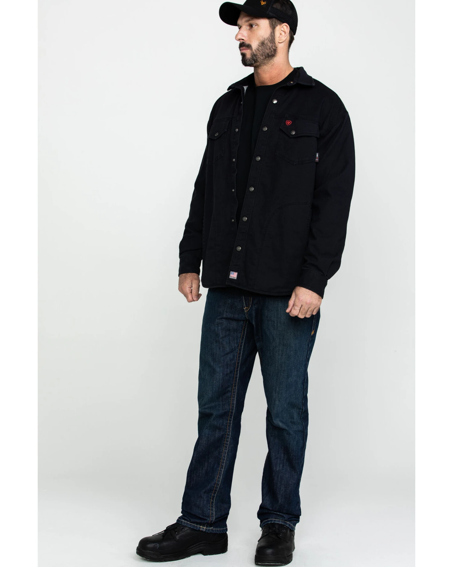 Ariat Men's FR Rig Work Shirt Jacket 4 Ariat Men's FR Rig Work Shirt Jacket - Image 2