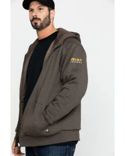 Ariat Men's Rebar Cold Weather Reversible Zip Work Hooded Sweatshirt - Big & Tall 11 Ariat Men's Rebar Cold Weather Reversible Zip Work Hooded Sweatshirt - Big & Tall -Western Cowboy Equipment Store 2000282116 234 P5