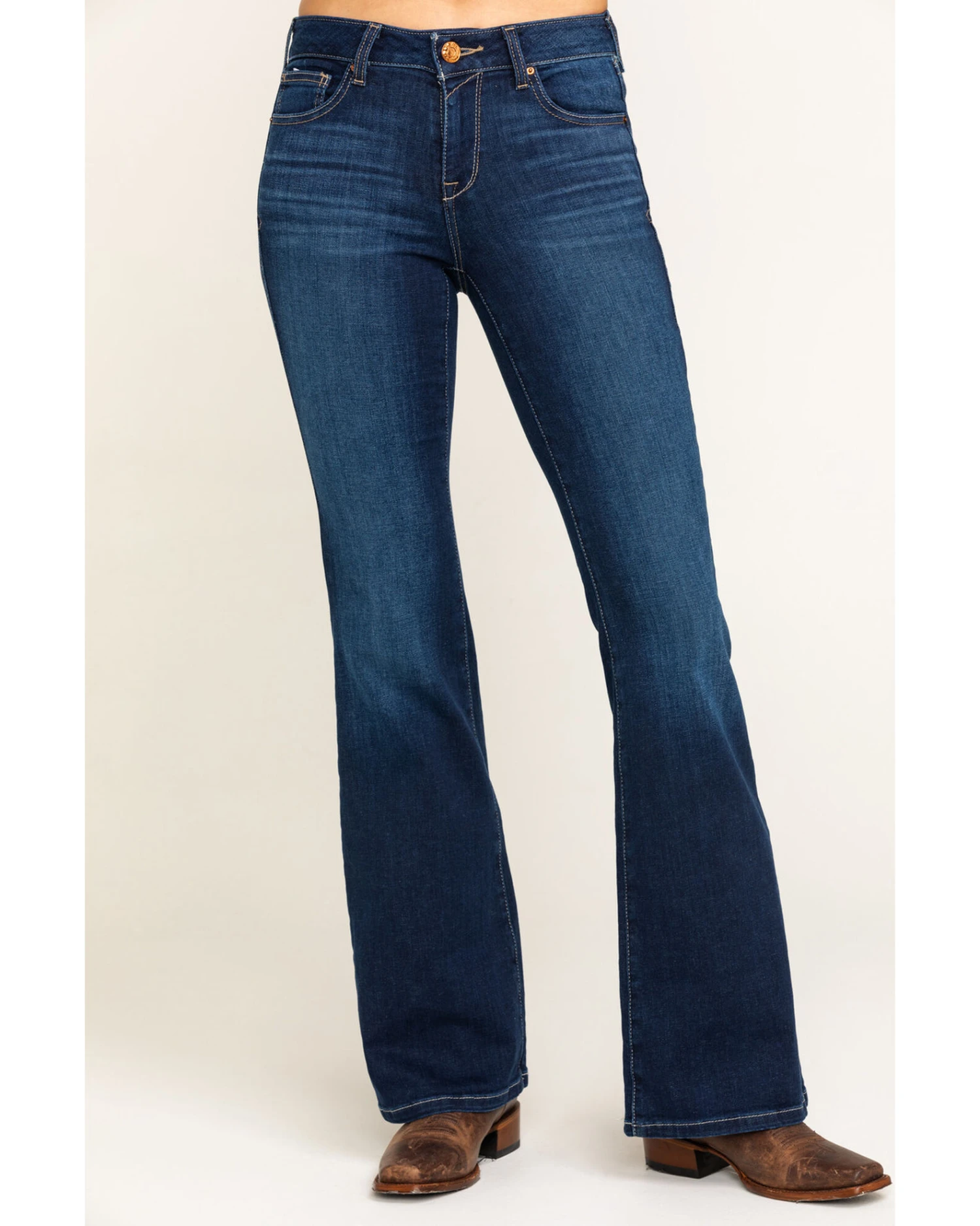 Ariat Women's Dark Ultra Stretch Flare Katie Jeans 7 Ariat Women's Dark Ultra Stretch Flare Katie Jeans - Image 5