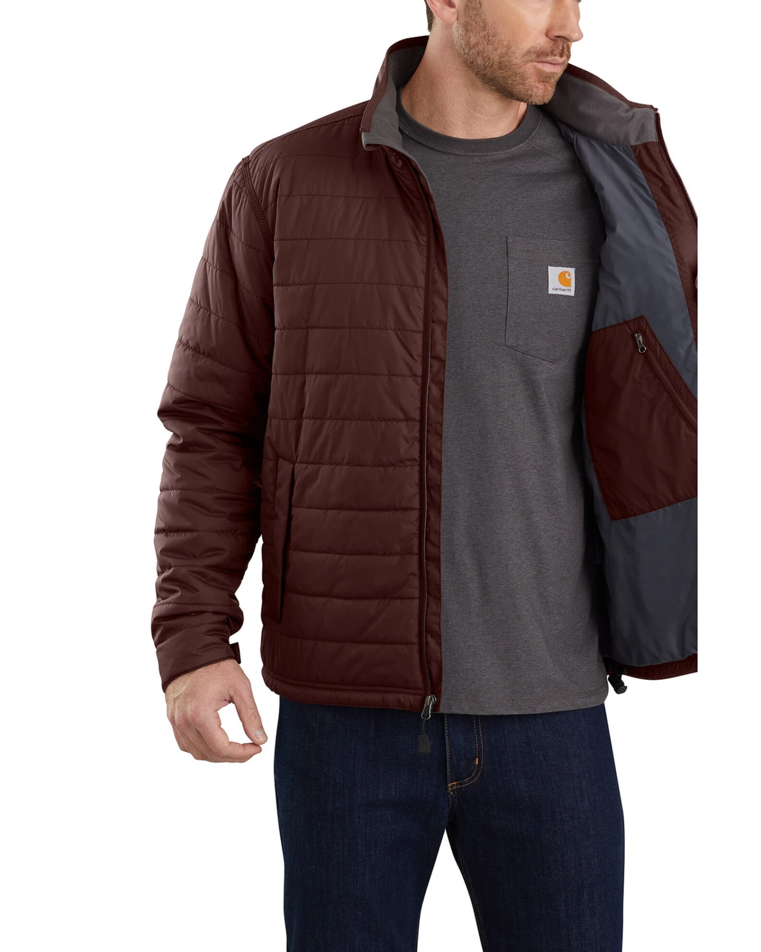 Carhartt Men's Brown Gilliam Work Jacket 4 Carhartt Men's Brown Gilliam Work Jacket - Image 2