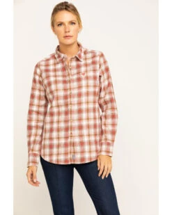 Ariat Women's FR Victoria Plaid Print Long Sleeve Work Shirt 12 Ariat Women's FR Victoria Plaid Print Long Sleeve Work Shirt -Western Cowboy Equipment Store 2000283798 800 P1