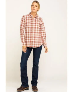 Ariat Women's FR Victoria Plaid Print Long Sleeve Work Shirt 10 Ariat Women's FR Victoria Plaid Print Long Sleeve Work Shirt -Western Cowboy Equipment Store 2000283798 800 P6