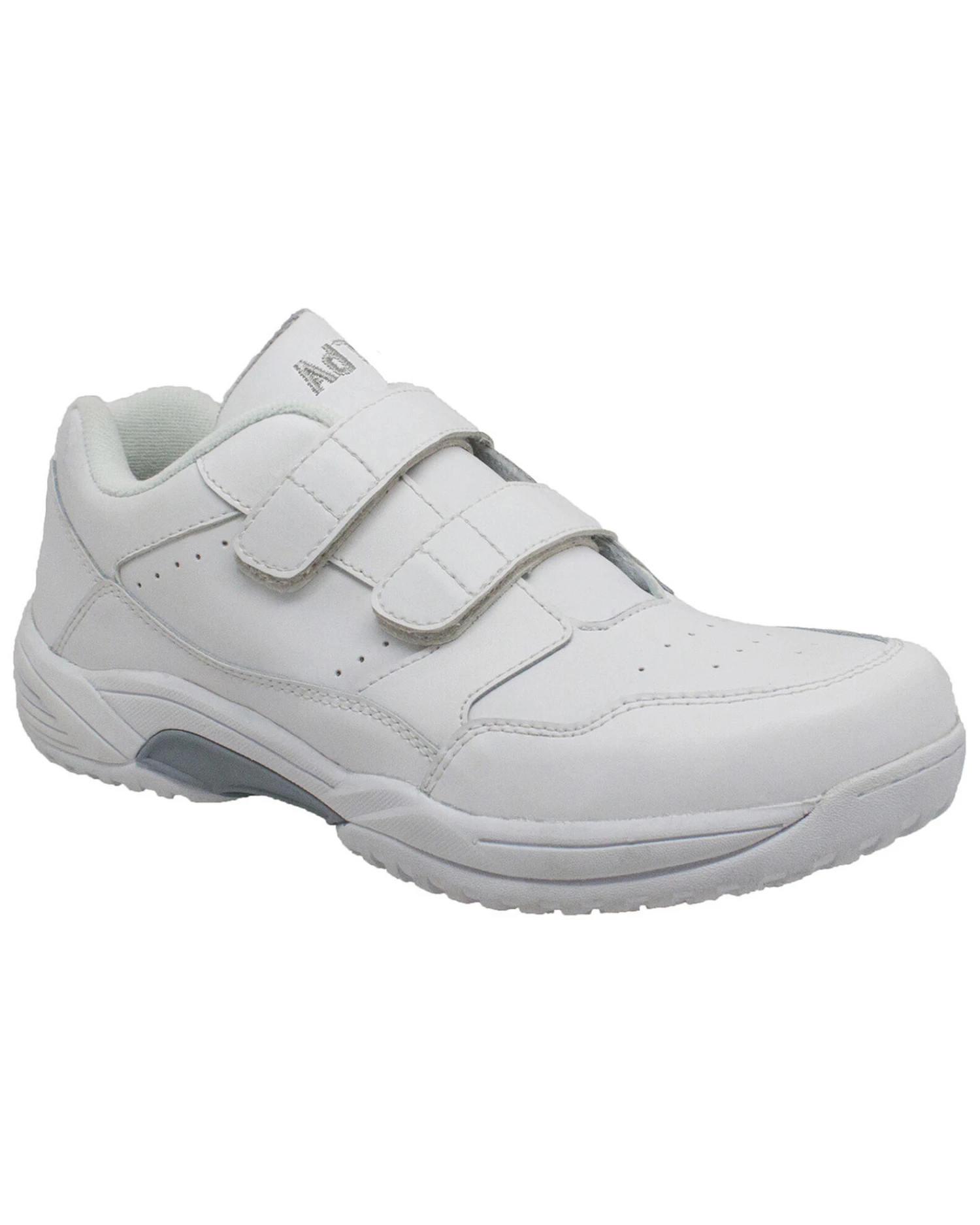 Ad Tec Men's Athletic White Adjustable Strap Uniform Work Shoes - Round Toe 6 Ad Tec Men's Athletic White Adjustable Strap Uniform Work Shoes - Round Toe - Image 4