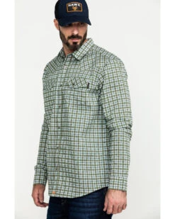 Cody James Men's FR Woven Plaid Print Long Sleeve Button Down Work Shirt 10 Cody James Men's FR Woven Plaid Print Long Sleeve Button Down Work Shirt -Western Cowboy Equipment Store 2000284553 300 P3