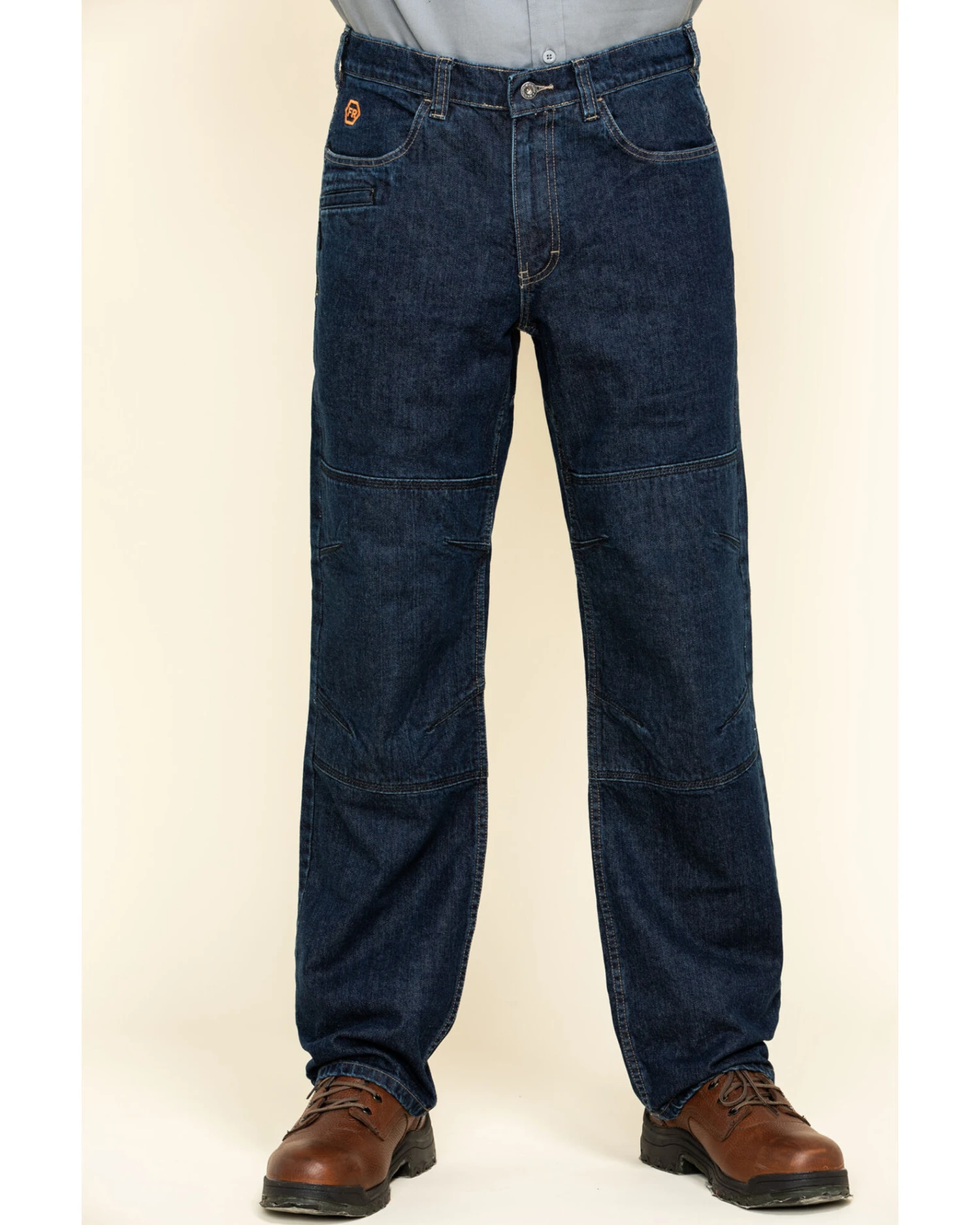 Hawx Men's FR Denim Straight Work Jeans 5 Hawx Men's FR Denim Straight Work Jeans - Image 3