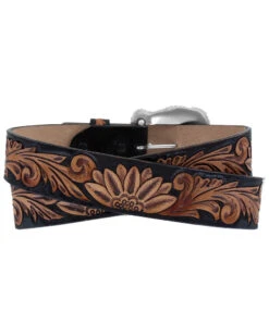 Tony Lama Women's Delheart Daisy Western Belt 7 Tony Lama Women's Delheart Daisy Western Belt -Western Cowboy Equipment Store 2000285376 001 P2