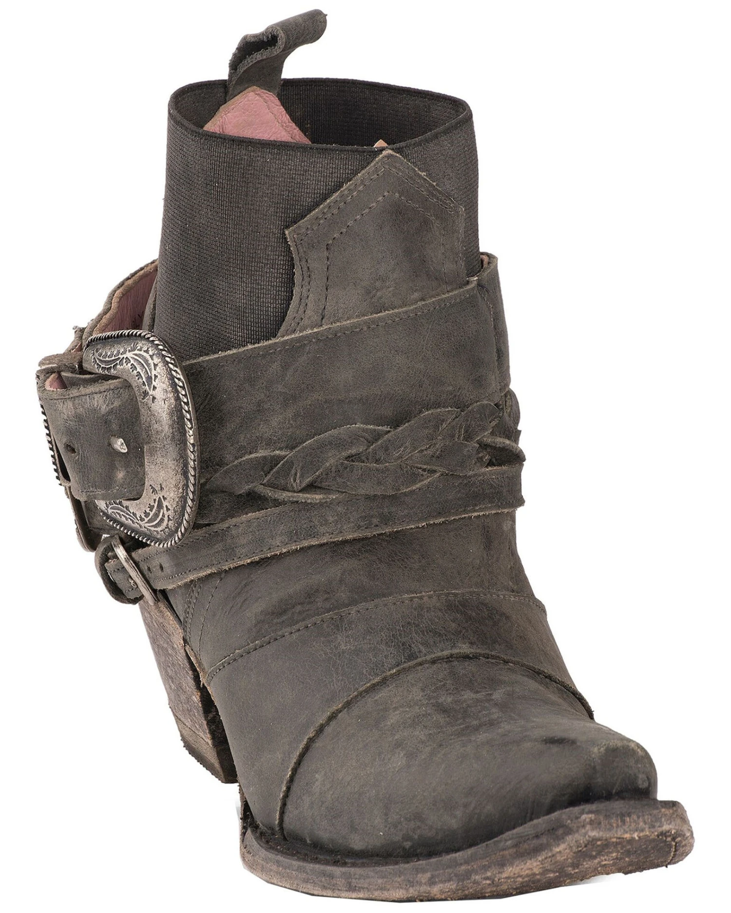 Junk Gypsy By Lane Women's HWY 237 Distressed Booties - Snip Toe 3 Junk Gypsy By Lane Women's HWY 237 Distressed Booties - Snip Toe