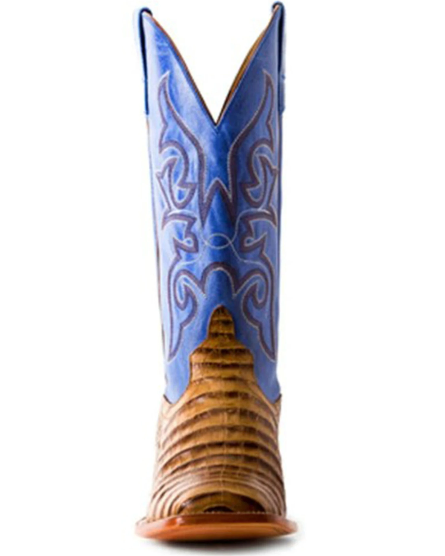 Horse Power Men's Toasted Caiman Print Western Boots - Square Toe 5 Horse Power Men's Toasted Caiman Print Western Boots - Square Toe - Image 3