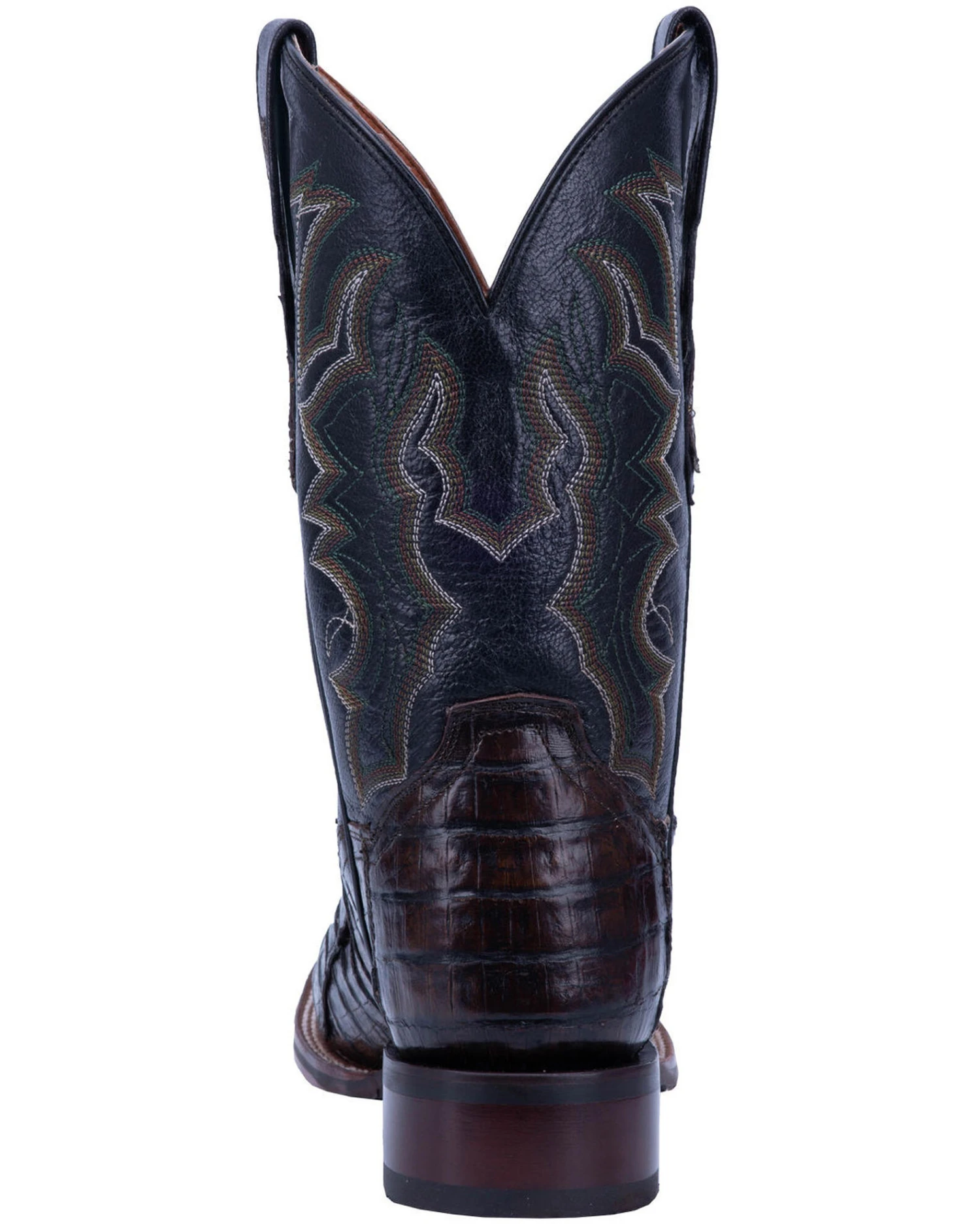 Dan Post Men's Kingsly Caiman Leather Western Boots - Broad Square Toe 8 Dan Post Men's Kingsly Caiman Leather Western Boots - Broad Square Toe - Image 6