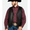 Scully Leatherwear Men's Leather Buck Stitch Vest 1 Scully Leatherwear Men's Leather Buck Stitch Vest -Western Cowboy Equipment Store 2000286651 200 P1