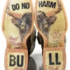 Tin Haul Take No Bull Western Boots - Broad Square Toe