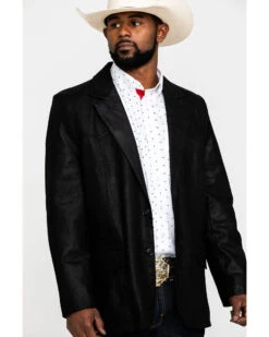 Cody James Men's Black Suede Blazer Jacket - Big & Tall 12 Cody James Men's Black Suede Blazer Jacket - Big & Tall -Western Cowboy Equipment Store 2000287353 001 P5