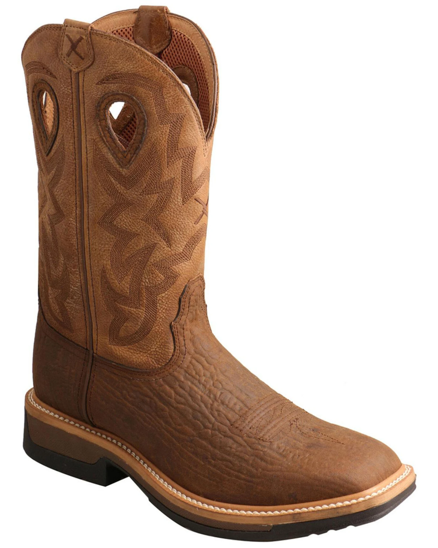 Twisted X Men's Lite Cowboy Western Work Boots - Broad Square Toe 7 Twisted X Men's Lite Cowboy Western Work Boots - Broad Square Toe - Image 5