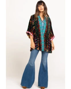 Johnny Was Women's Abril Velvet Reversible Kimono 11 Johnny Was Women's Abril Velvet Reversible Kimono -Western Cowboy Equipment Store 2000287968 900 P6