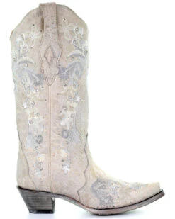 Corral Women's Floral Embroidered Western Boots - Snip Toe 10 Corral Women's Floral Embroidered Western Boots - Snip Toe -Western Cowboy Equipment Store 2000288044 100 P2