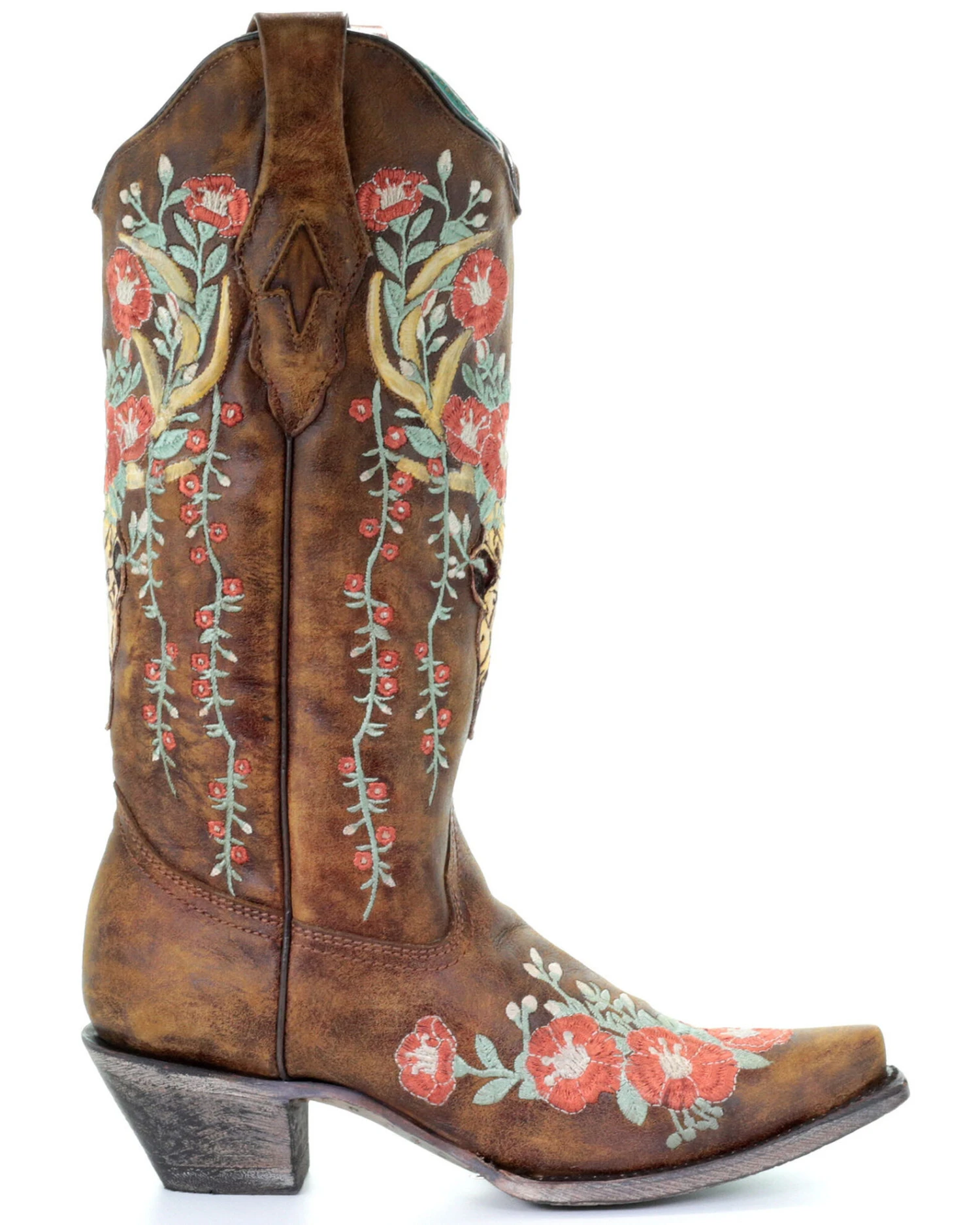 Corral Women's Deer Skull Western Boots - Snip Toe 3 Corral Women's Deer Skull Western Boots - Snip Toe